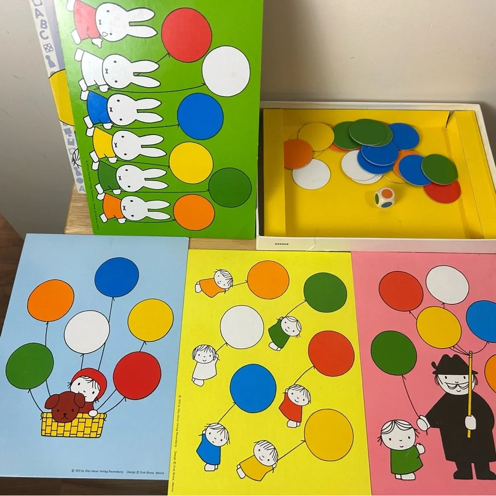 Bunte‎ Ballone German Children’s Color Matching Board Game VTG Ravensburger